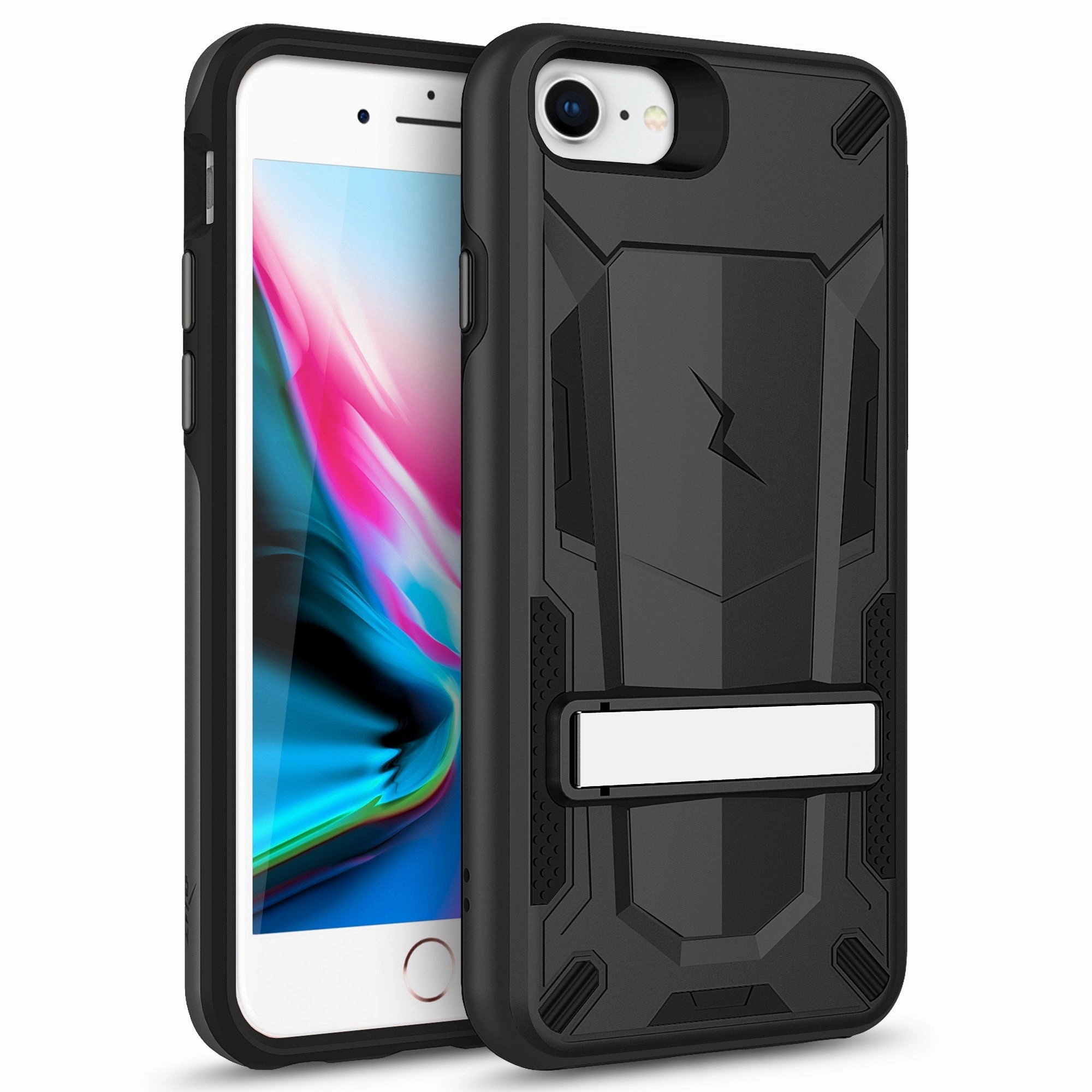 Fashion Accessory Soft Surface Design ZIZO TRANSFORM Series Case for iPhone SE (3rd and 2nd gen)/8/7