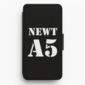 Protective Pattern Texture Newt A5 - Maze Runner Flip / Wallet Phone Case