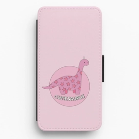 Smooth Detail Cutiesaurus - Dinosaurs Flip / Wallet Phone Case