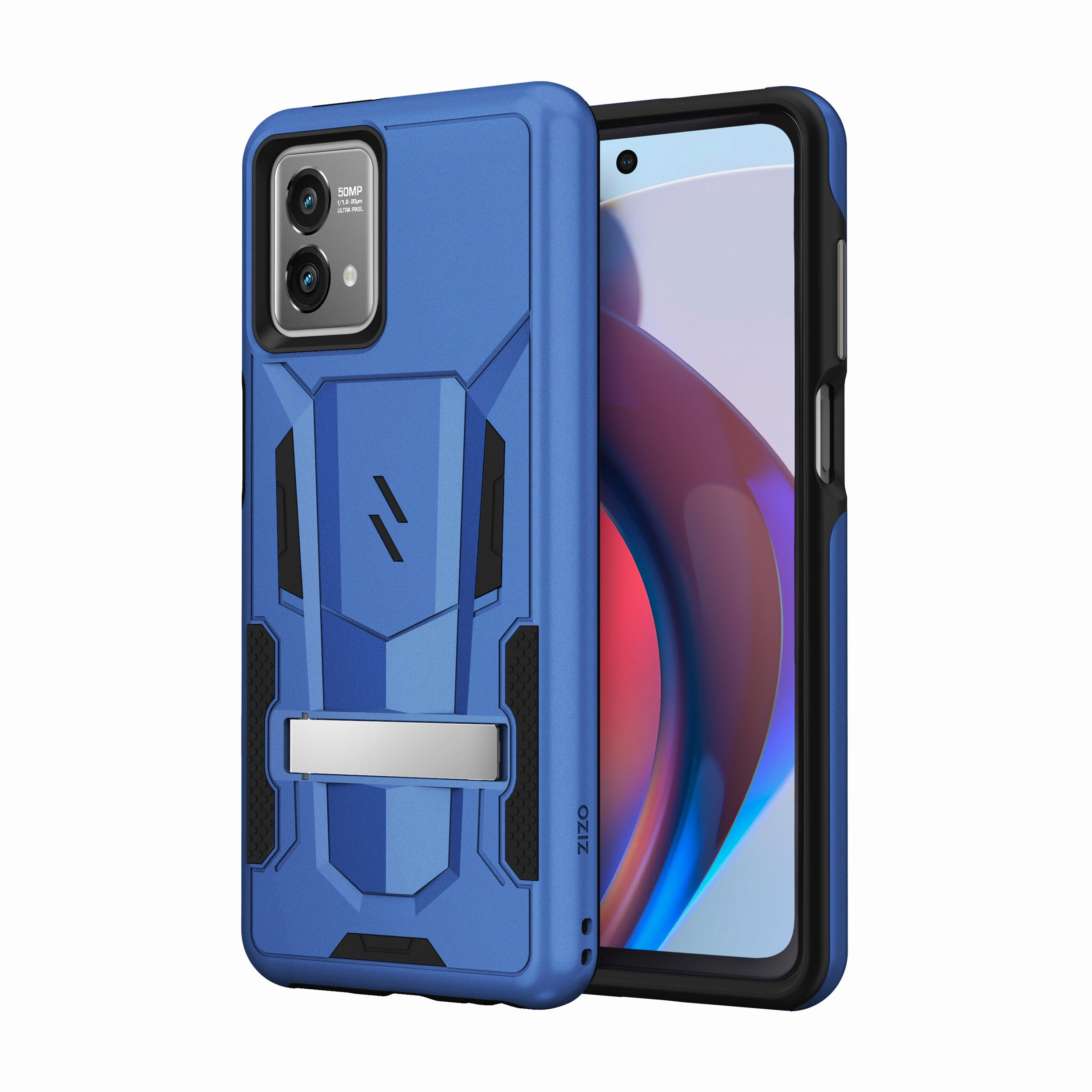 ZIZO TRANSFORM Series moto g stylus (2023) Case - Blue Artistic Design