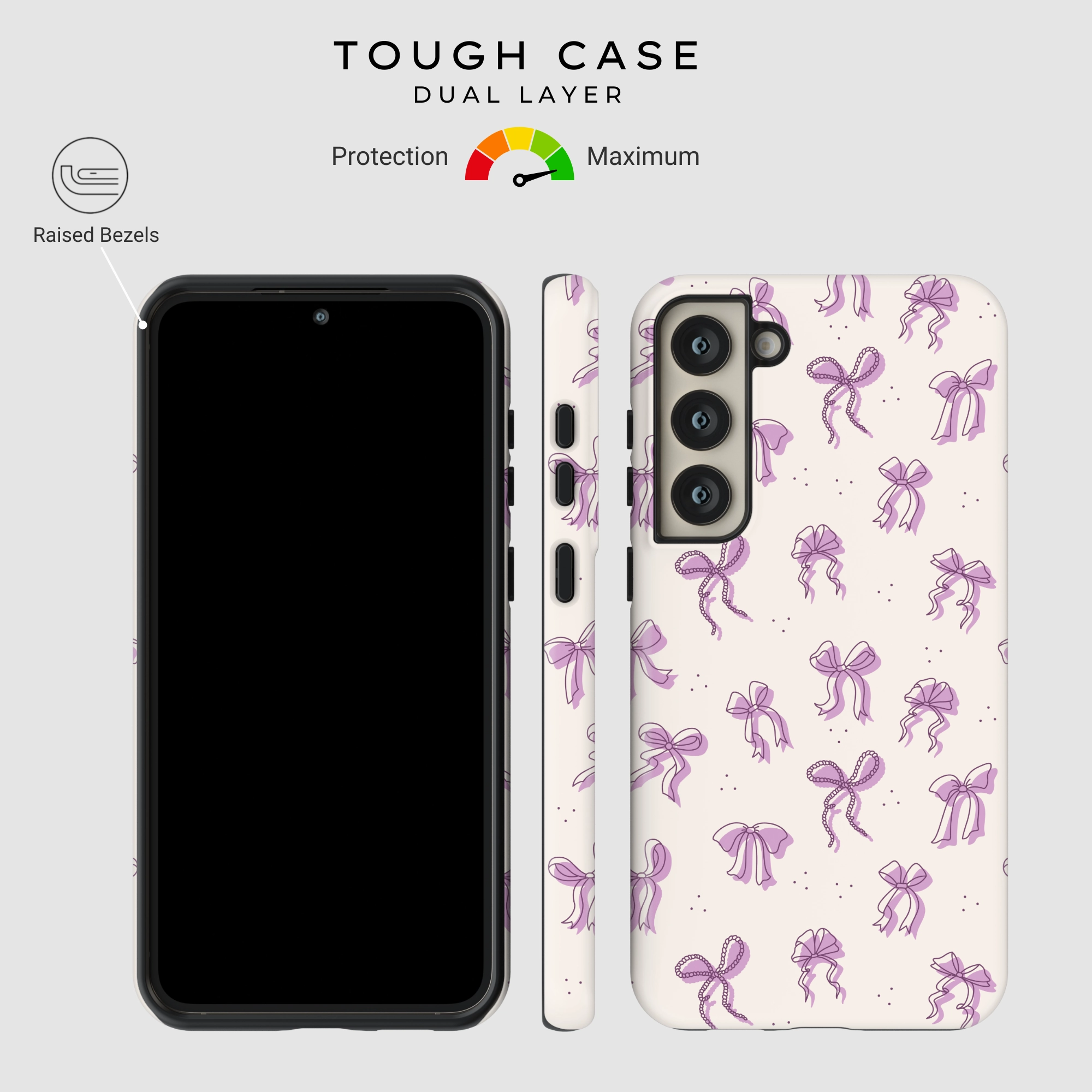 Lilac Ties Modern Frame Elegant Look