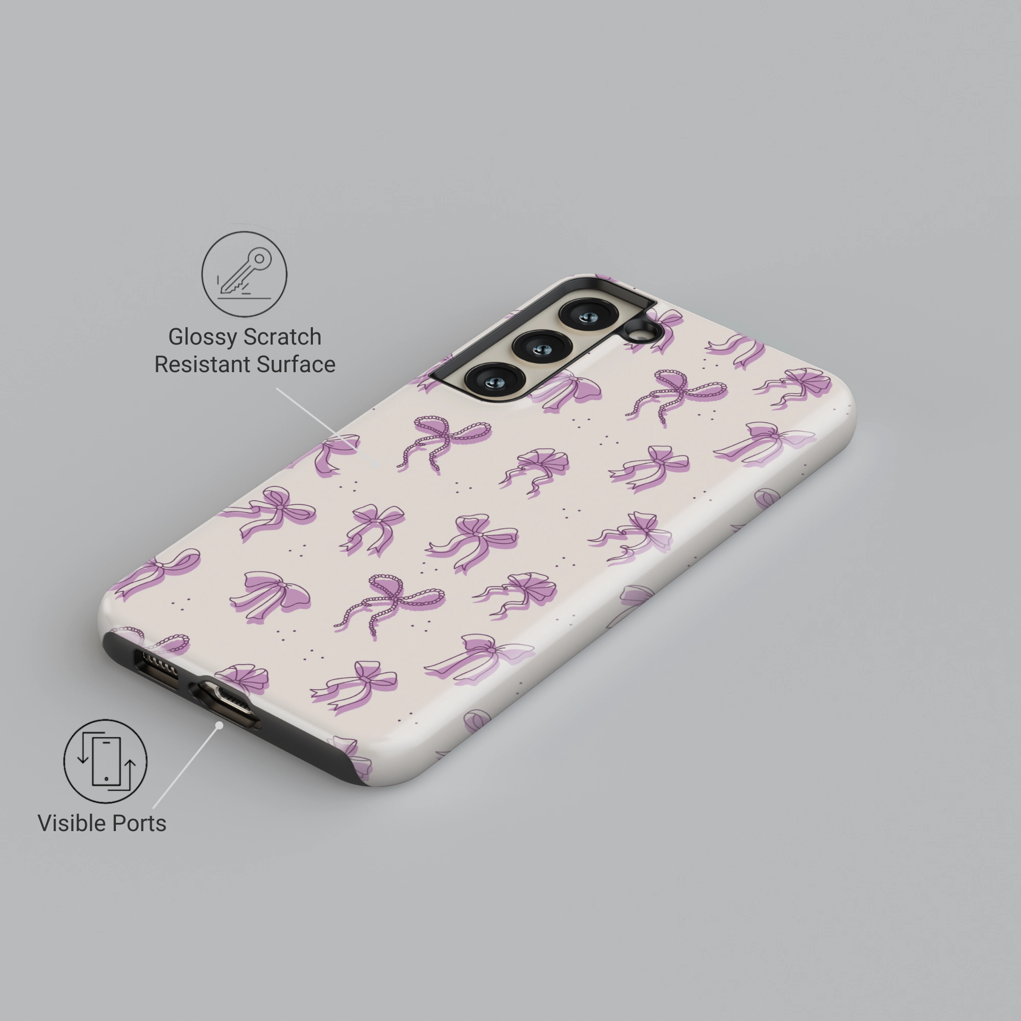 Durable Detail Impact Guard Lilac Ties