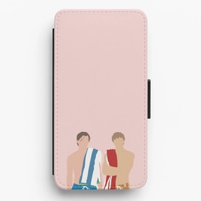 Pocket Friendly Conrad And Jeremiah - TSITP Flip / Wallet Phone Case