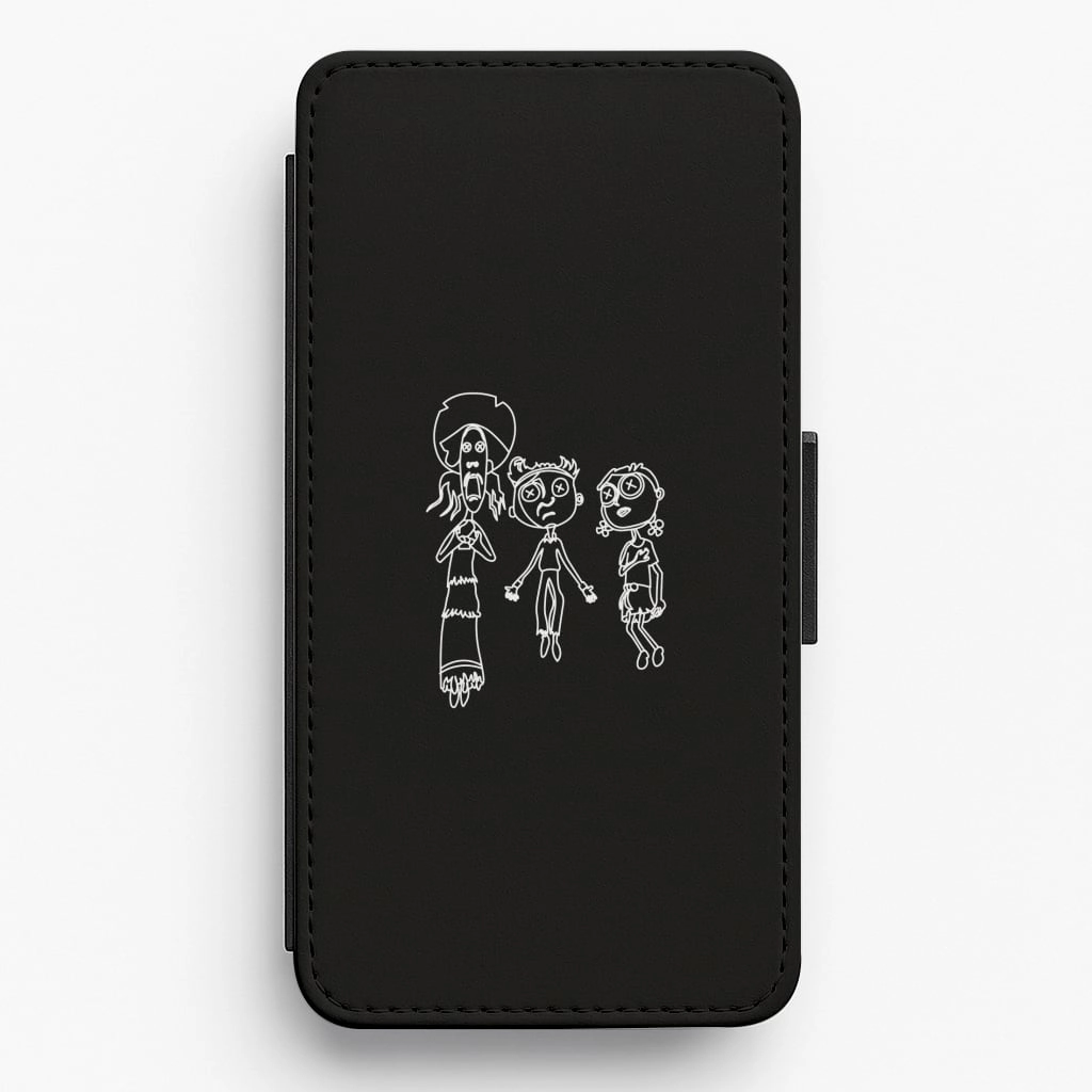 Cor Outline Flip / Wallet Phone Case Hybrid Build