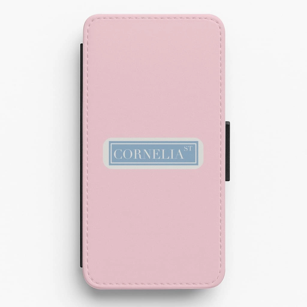 Cornelia Street - Taylor Flip / Wallet Phone Case Sleek Texture