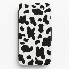 Cow - Animal Patterns Flip / Wallet Phone Case Pocket Size