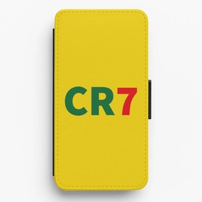 Protective Corners Modern Touch CR7 Logo - Ronaldo Flip / Wallet Phone Case