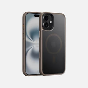 high quality build Modern Texture Look iPhone 16 Bumper Case with MagSafe