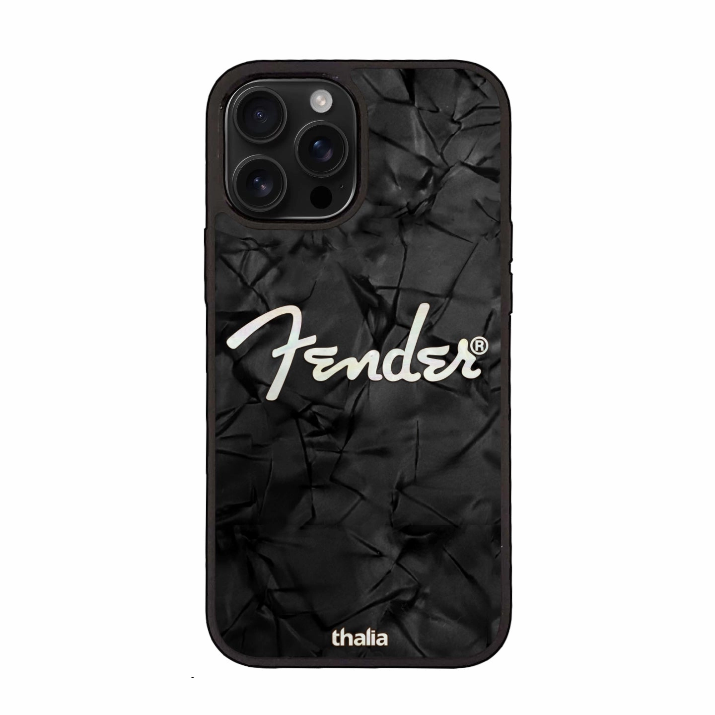 Vivid Detail Durable Texture Finish Fender Spaghetti Logo | iPhone cases