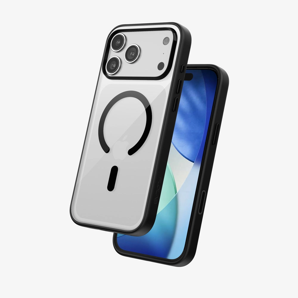 Screen Armor Max Pro Screen Armor Pro Elite FLOLAB Surtect Tri-Fusion MagSafe Compatible Case  iPhone 17 Series (Black Clear)