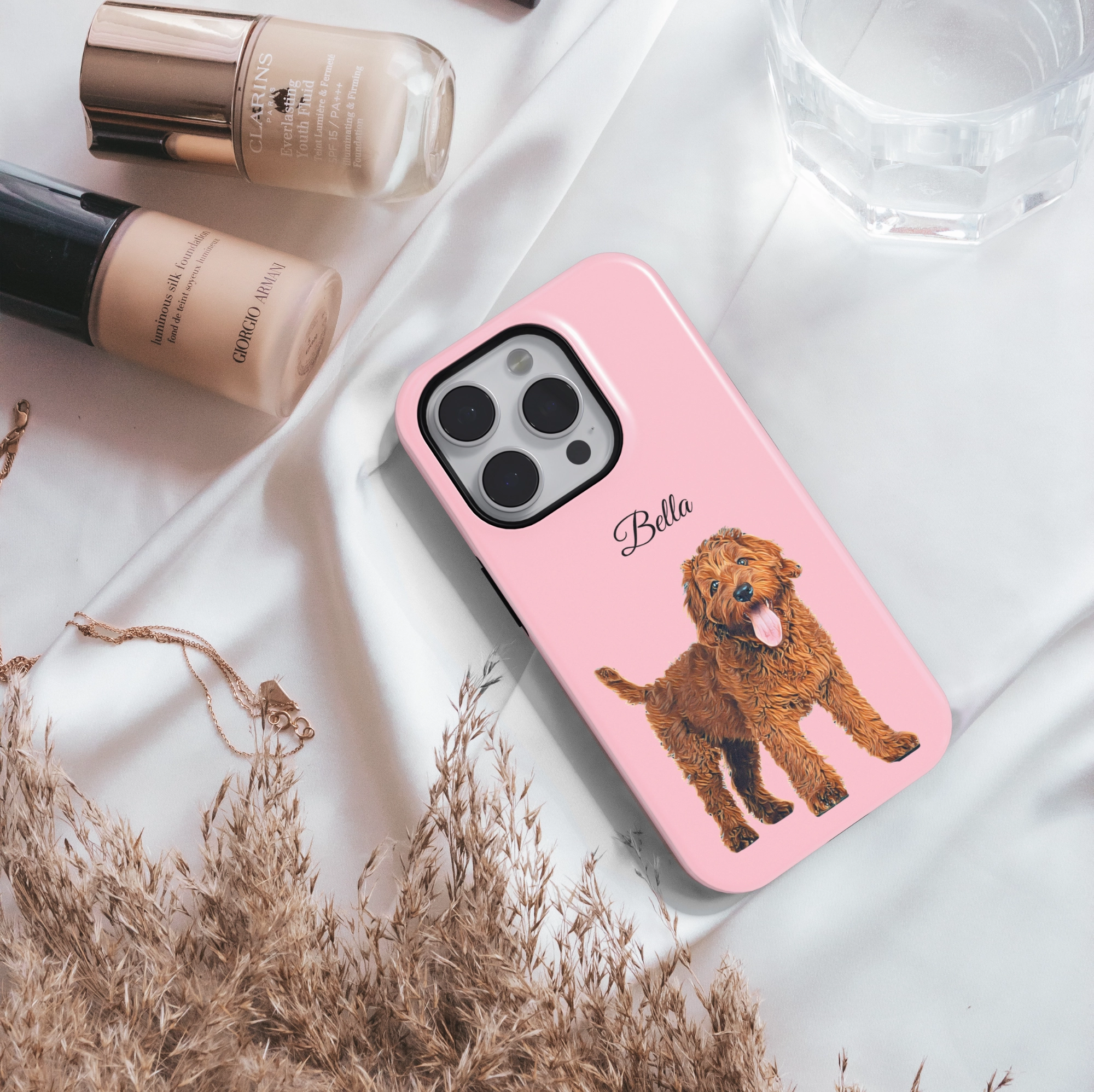 Vivid Gradient Ergonomic Shape Custom Pet Case