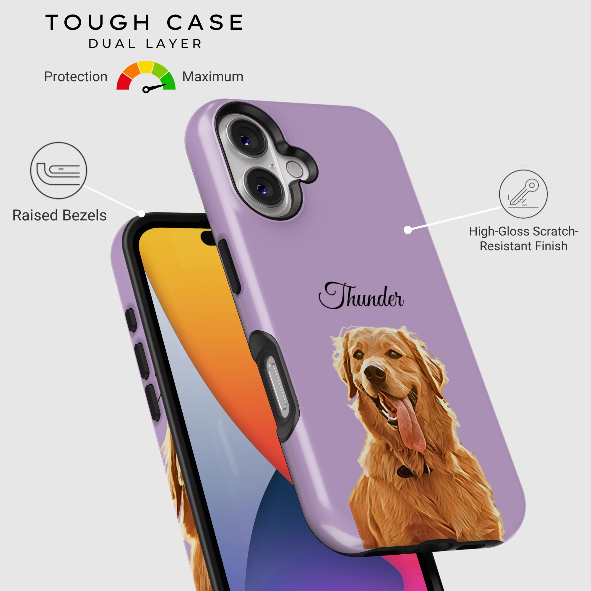 Custom Pet Case Hybrid Build Texture