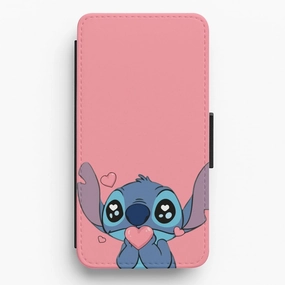 Lightweight accessory Cute Alien Blue Flip / Wallet Phone Case