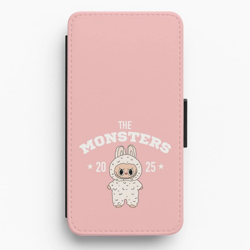 Slim Design Cute Monster 2025 Pink Flip / Wallet Phone Case