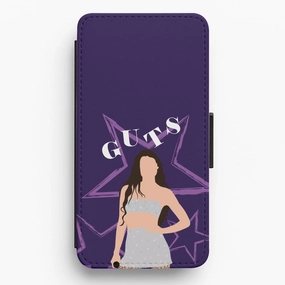 Edge Shield Dark Purple Olivia Flip / Wallet Phone Case
