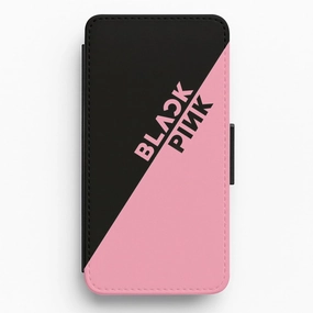Diagonal Girl K-Pop Band Logo Flip / Wallet Phone Case Compact Edge
