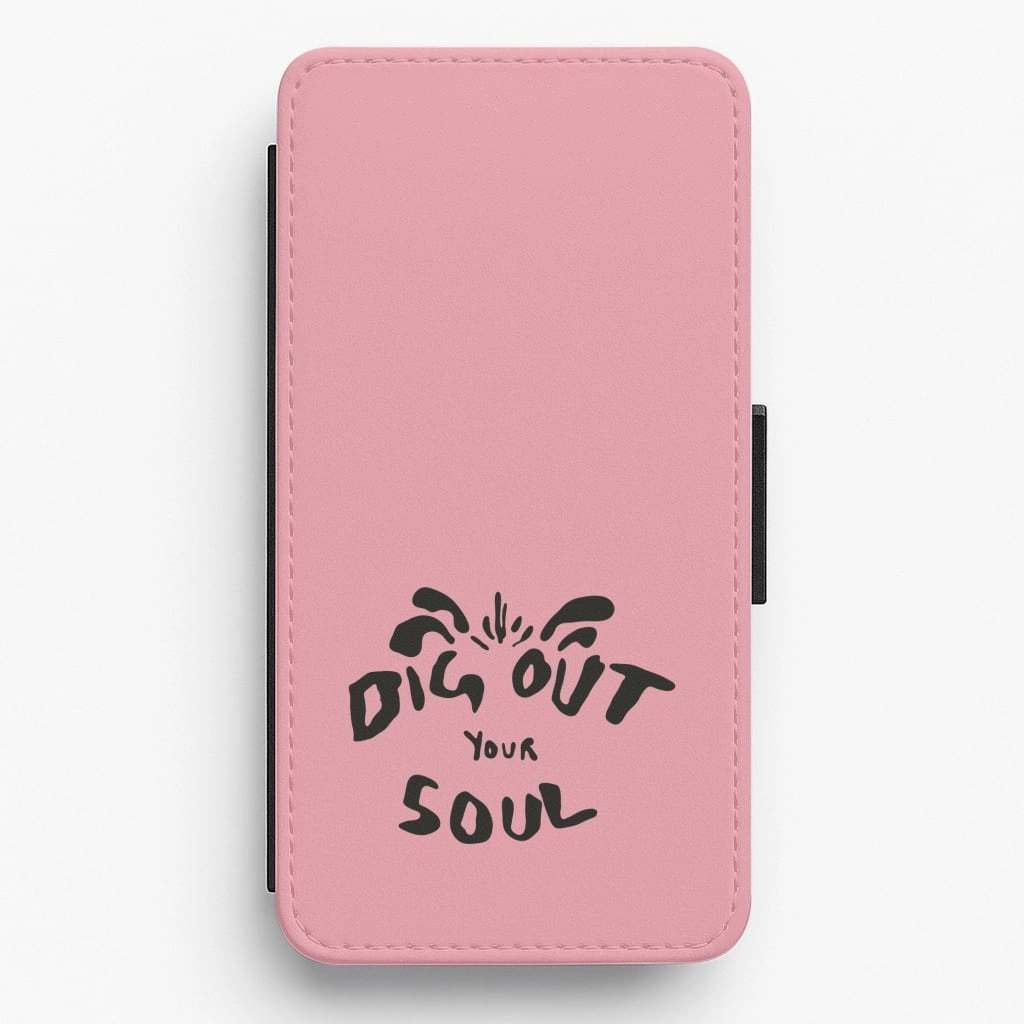 Dig Out Your Soul Flip / Wallet Phone Case Practical Look Impact Cushion