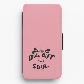 Dig Out Your Soul Flip / Wallet Phone Case Practical Look Impact Cushion