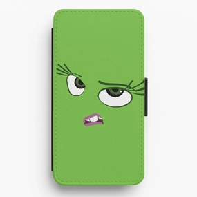 Frosted Finish Disgust - Inside Out Flip / Wallet Phone Case