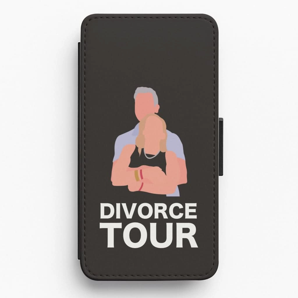 Lightweight Grip Soft Touching Divorce Tour Flip / Wallet Phone Case