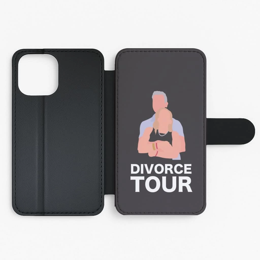 Elegant Look Scratch Barrier Divorce Tour Flip / Wallet Phone Case