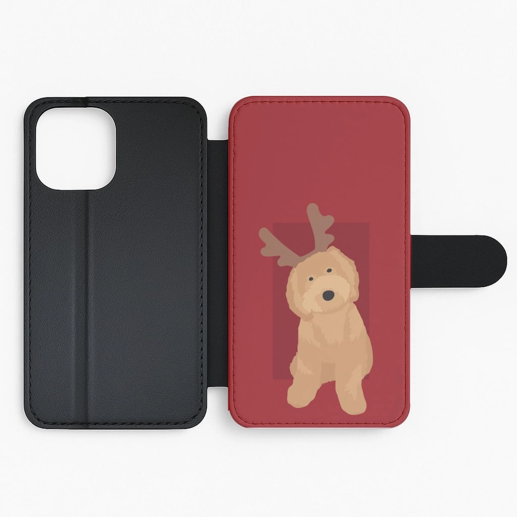 Everyday Carry Dog Christmas Ears Flip / Wallet Phone Case