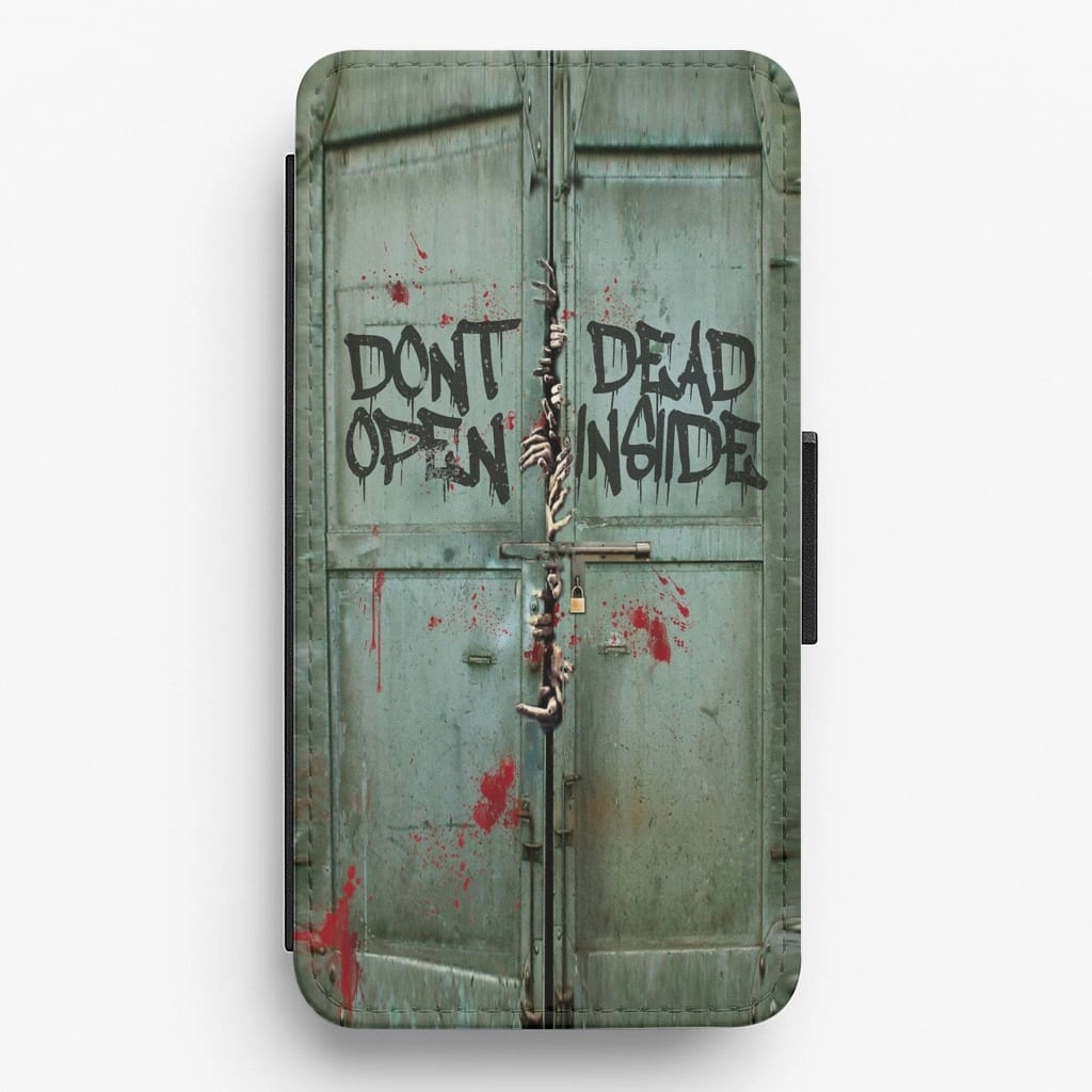 Don't Open Dead Inside Flip / Wallet Phone Case Universal Fit