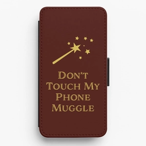 Don't Touch Muggle - Harry Potter Flip / Wallet Phone Case Impact Guard