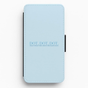 Dot, Dot, Dot Flip / Wallet Phone Case Compact Fit Handy Use