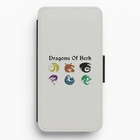 Dragons Of Berk Flip / Wallet Phone Case Shock Resistant Build Protective Corners
