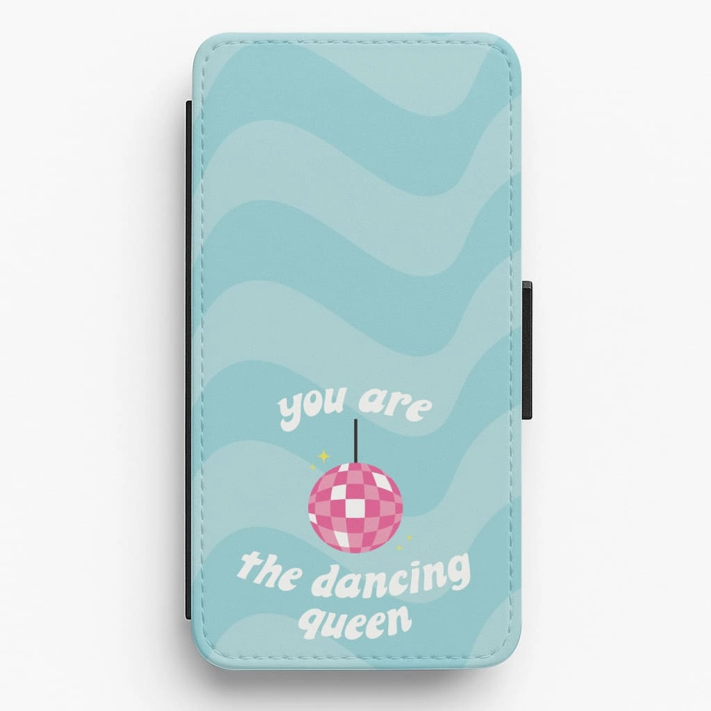 Minimal Aesthetic Polished Detail Dancing Queen Flip / Wallet Phone Case