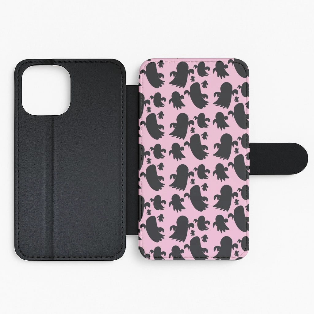 Smooth Detail Halloween Pattern 8 Flip / Wallet Phone Case