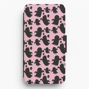 Modern Grip Design Halloween Pattern 8 Flip / Wallet Phone Case
