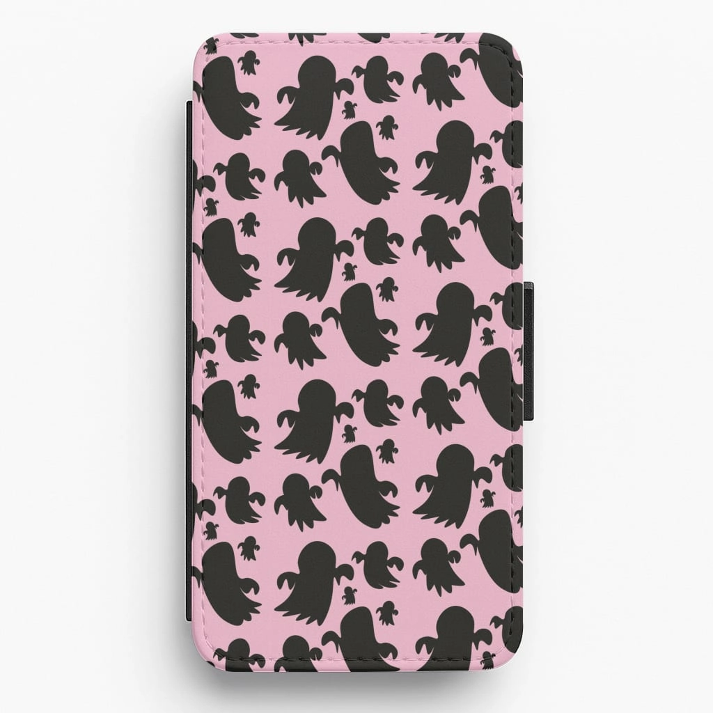 Modern Grip Design Halloween Pattern 8 Flip / Wallet Phone Case
