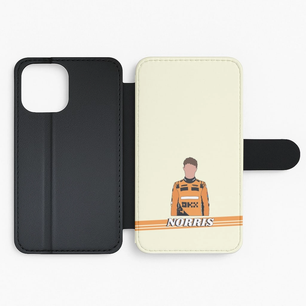Norris Flip / Wallet Phone Case Minimal Aesthetic Touch Polished Layer