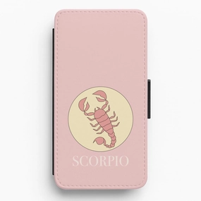 Scorpio - Tarot Cards Flip / Wallet Phone Case Scratchproof Surface Smooth Pattern Design