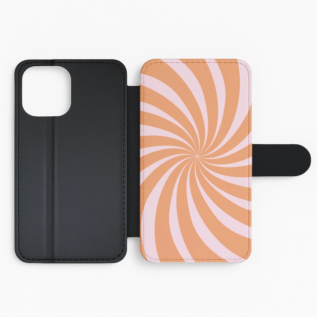 Psychedelic Pattern III Flip / Wallet Phone Case Matte Pattern Layer