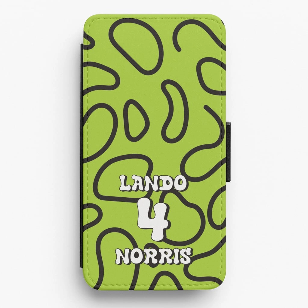 Lando 4 Flip / Wallet Phone Case Vivid Pattern Design