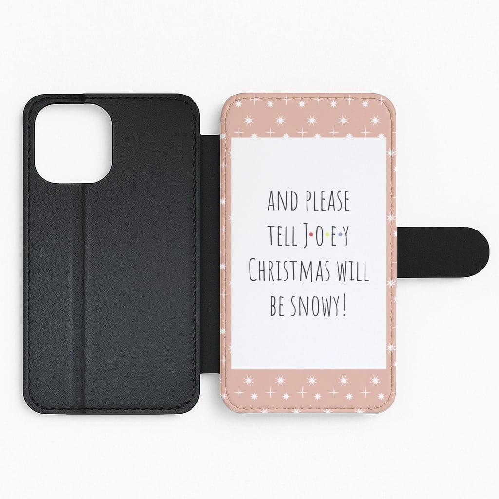 And Please Tell Joey Flip / Wallet Phone Case Protective Edge Layer