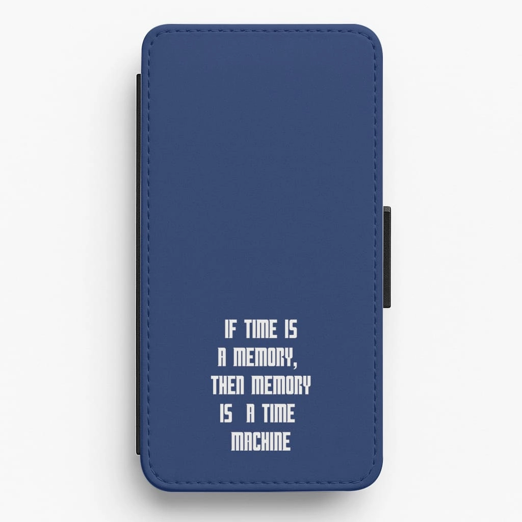 If Time Is A Memory - Doctor Who Flip / Wallet Phone Case Matte Texture Layer