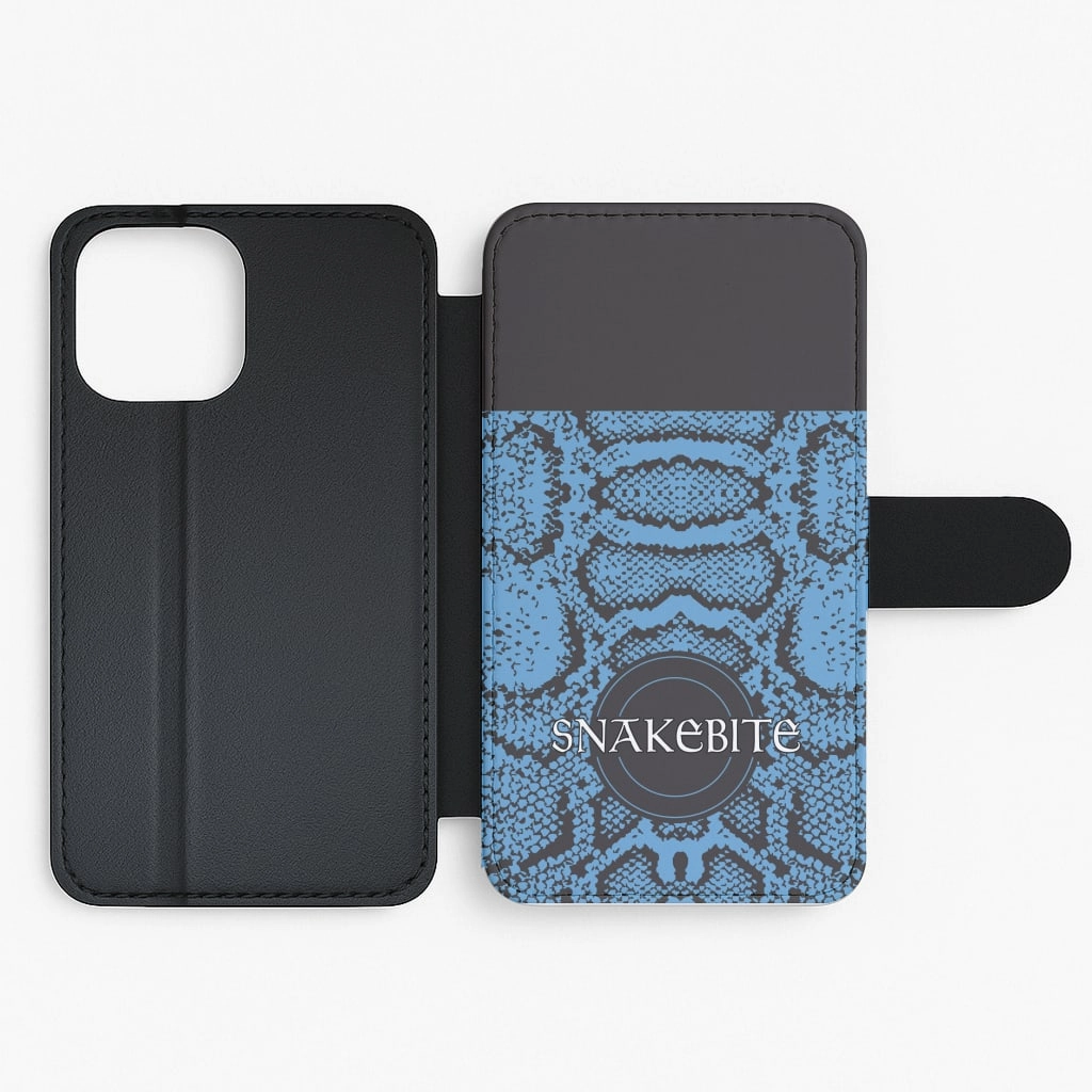 Snakebite Flip / Wallet Phone Case Rugged Surface