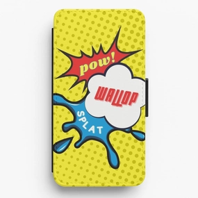 Flexible Design Soft Feel Wallop - Pop Art Flip / Wallet Phone Case