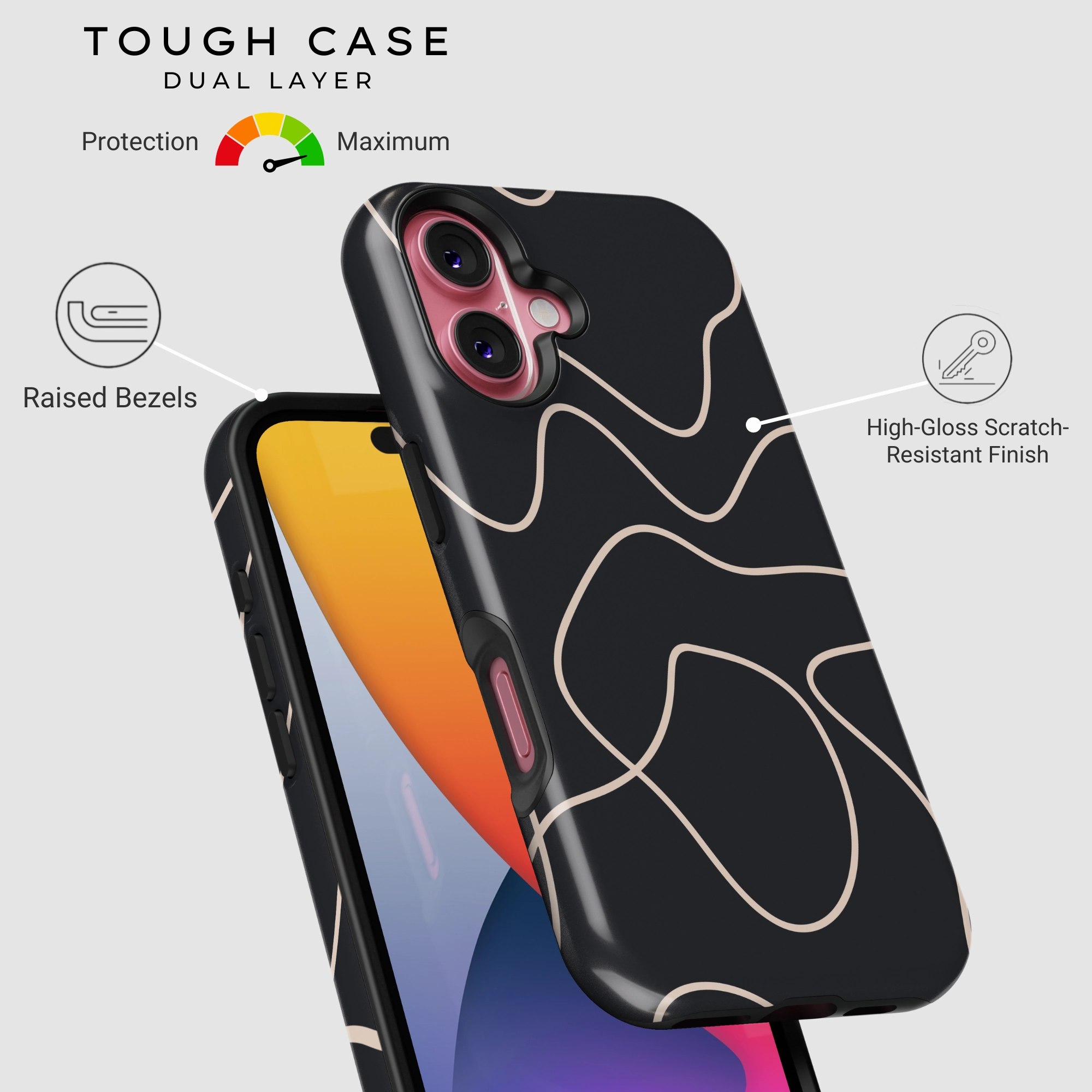 Urban Wave Gloss Surface Layer Rugged Grip