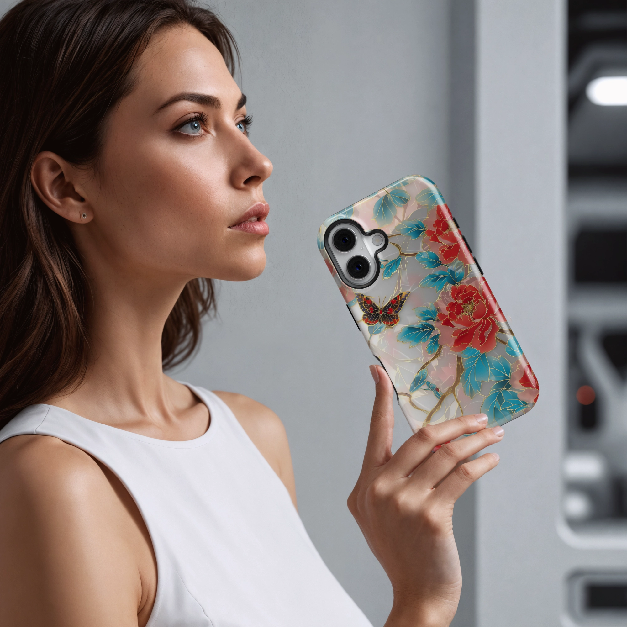 Marble Texture Protective Finish Dragonfly Oasis