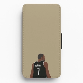 Durant - Basketball Flip / Wallet Phone Case Clear Back