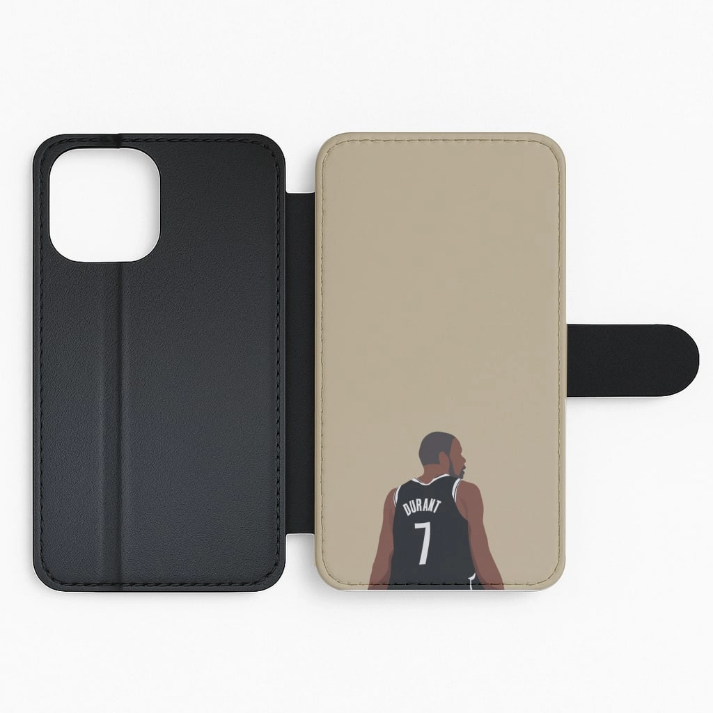 Durant - Basketball Flip / Wallet Phone Case Non slip grip