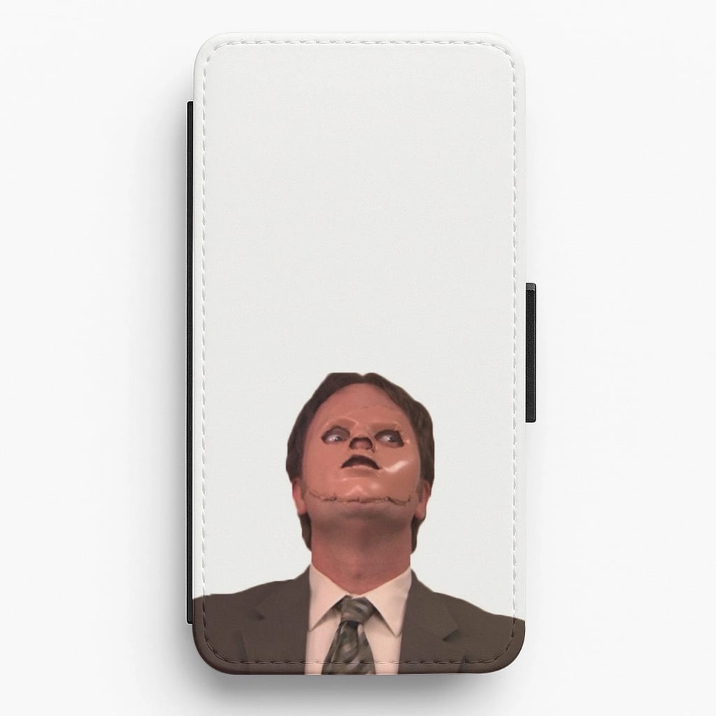 Dwight And The Dummy Flip Wallet Phone Case Smooth Protection