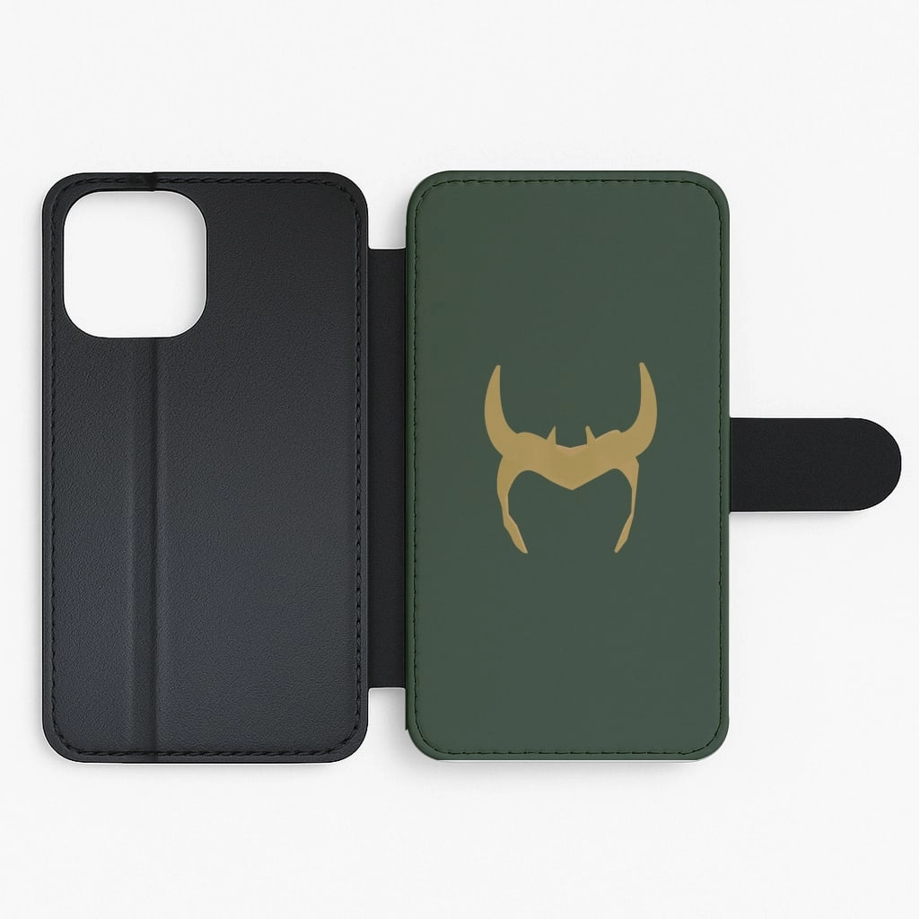 The Horned Helmet Flip / Wallet Phone Case Lightweight Shell