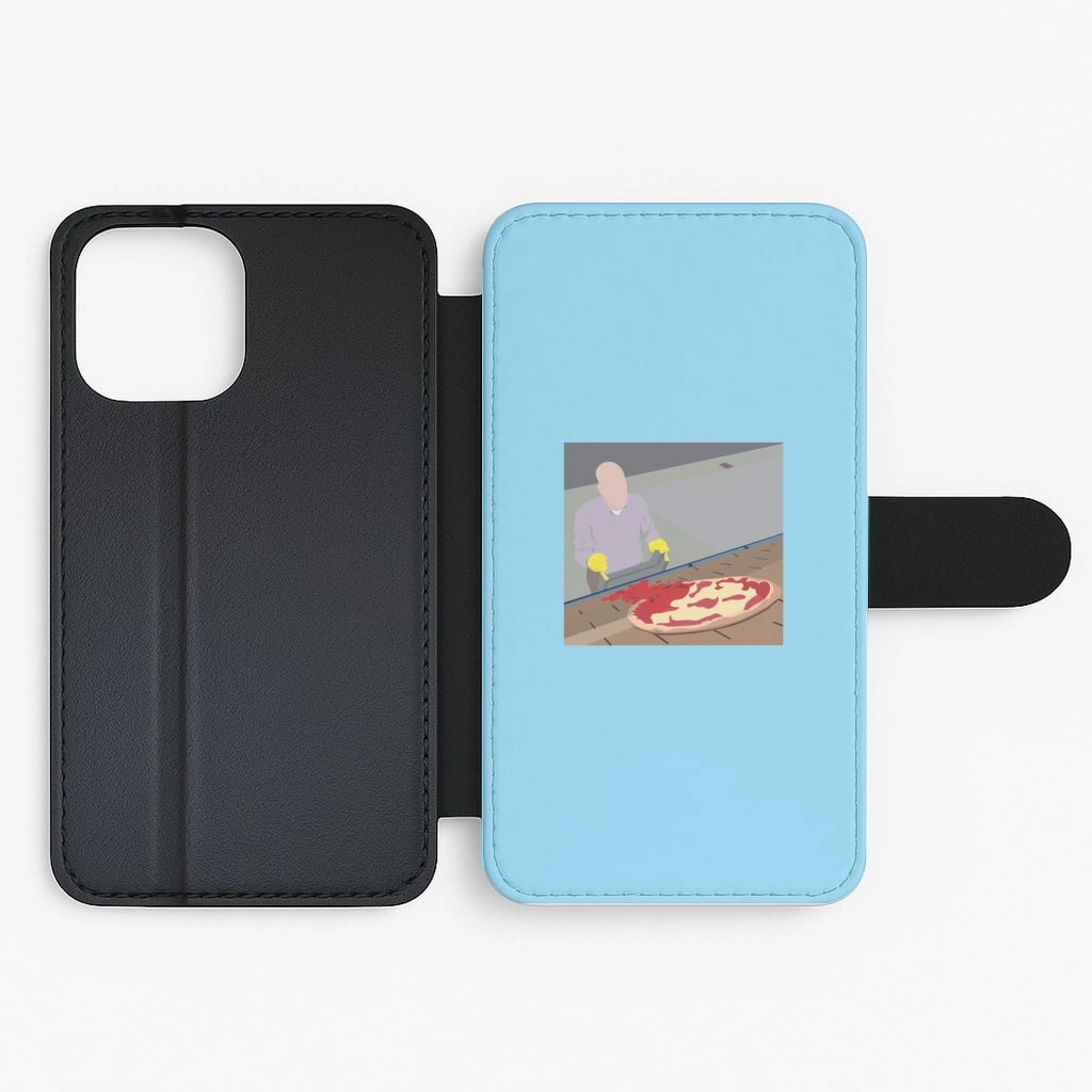 Pizza On The Roof Flip / Wallet Phone Case Matte Look Finish Matte Surface