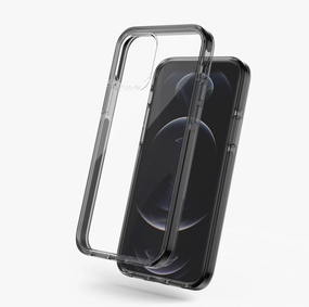 Protective Film Shield Black Clear for iPhone 12 mini Cases TAFFYCA Series